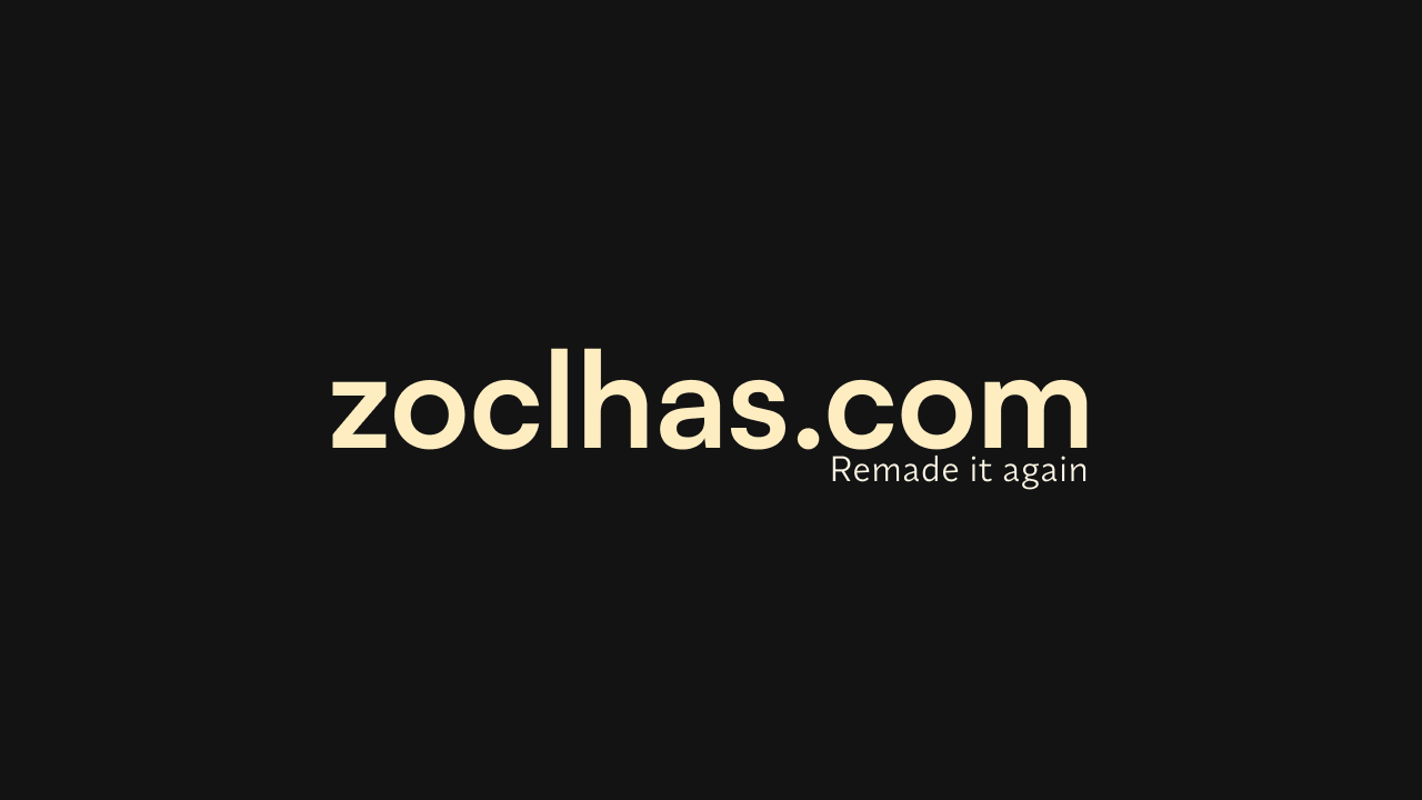 Remade zoclhas.com's cover image